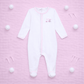 Little Golfer Ruffle Footie - Pink - Magnolia BabyFootie