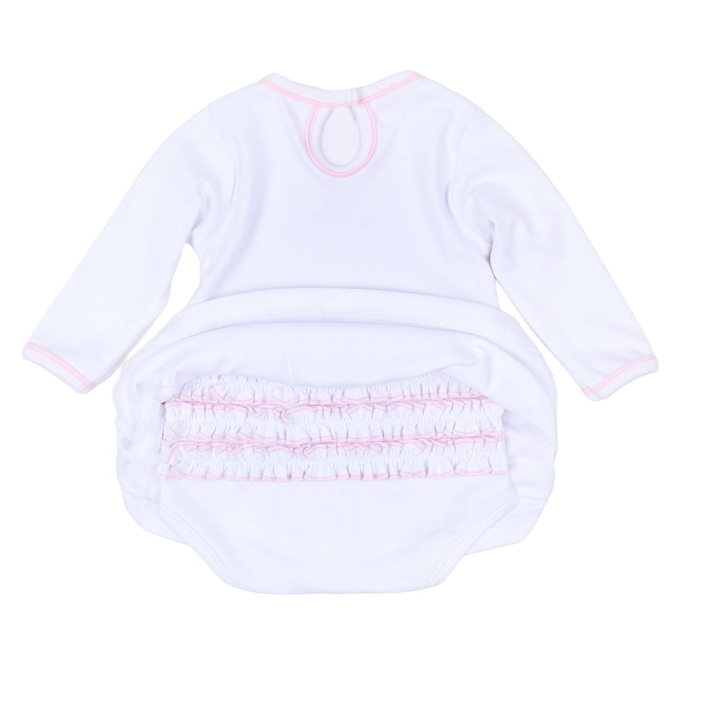 Little Golfer Ruffle Skirted Bodysuit - Pink - Magnolia BabyBodysuit
