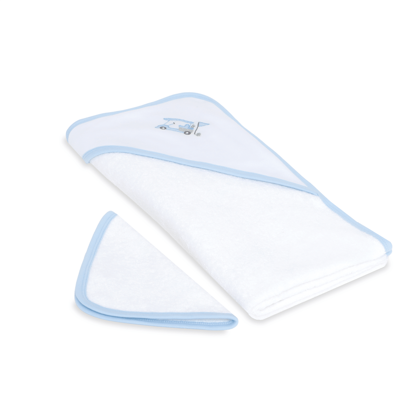 Little Golfer Towel Set - Light Blue - Magnolia BabyTowel Set