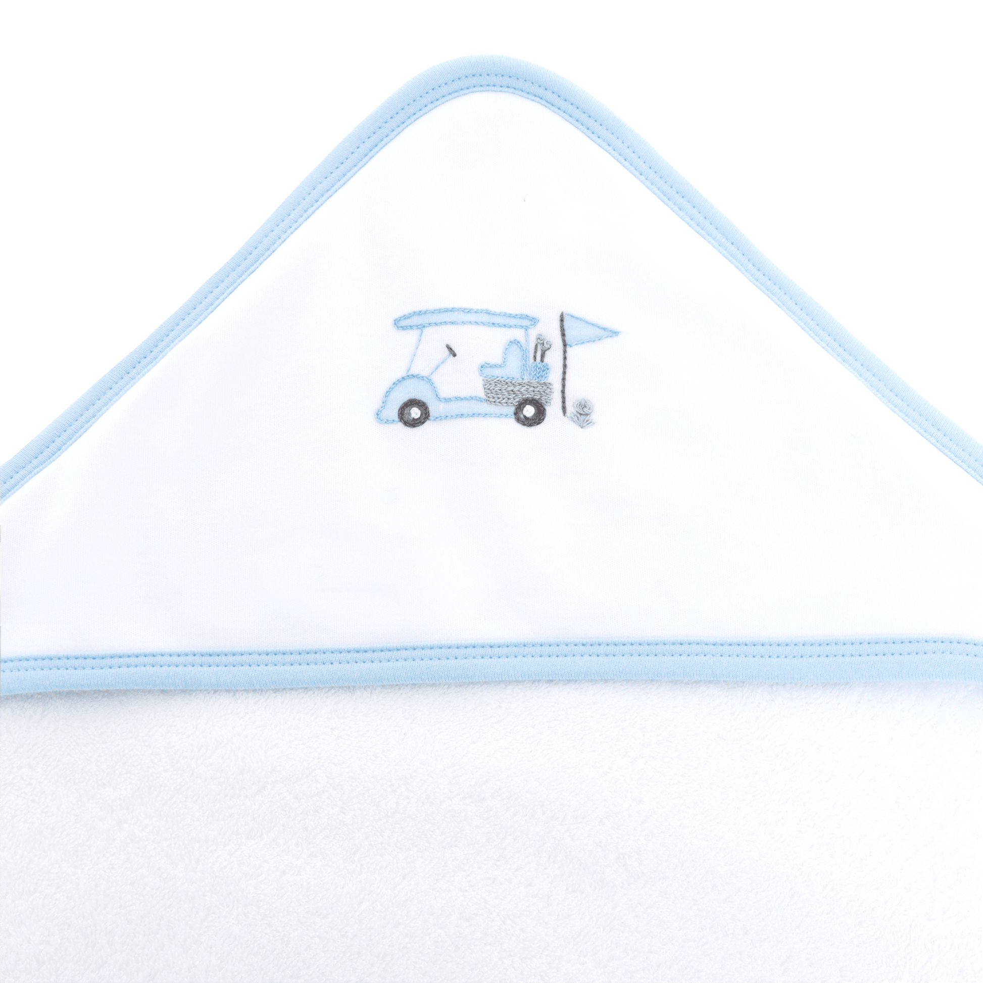 Little Golfer Towel Set - Light Blue - Magnolia BabyTowel Set