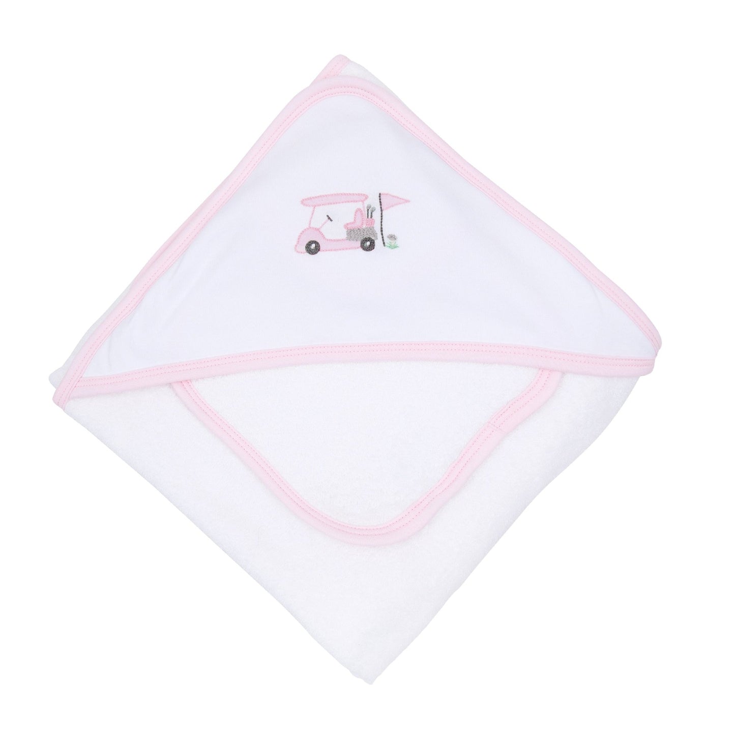 Little Golfer Towel Set - Pink - Magnolia BabyTowel Set