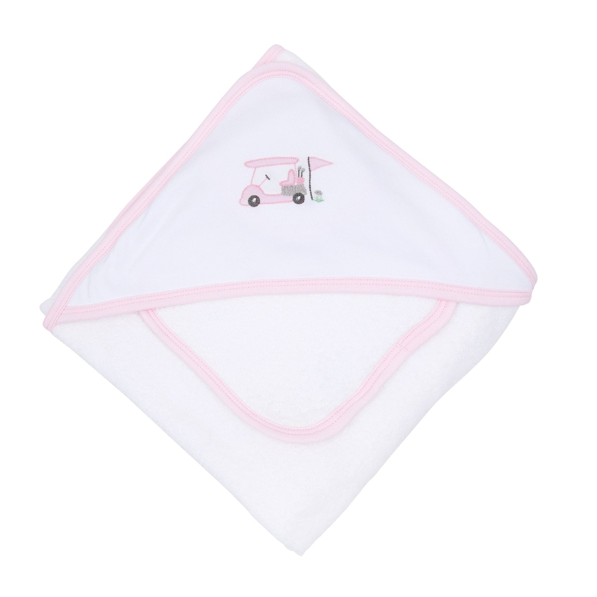 Little Golfer Towel Set - Pink - Magnolia BabyTowel Set
