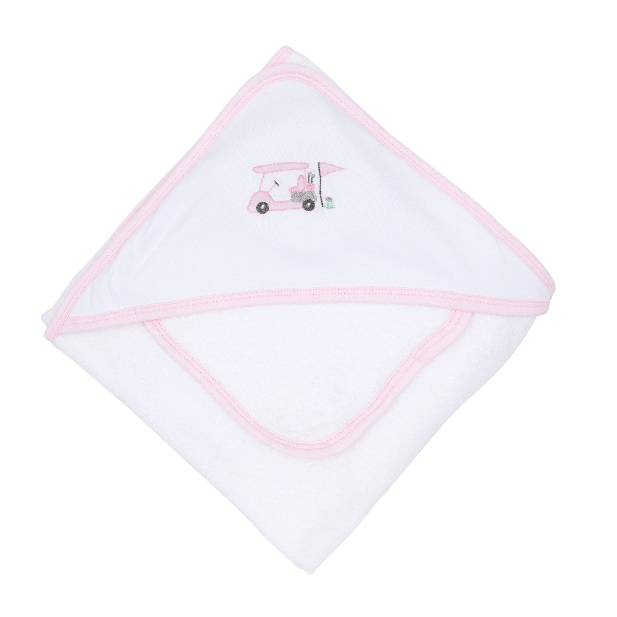 Little Golfer Towel Set - Pink - Magnolia BabyTowel Set