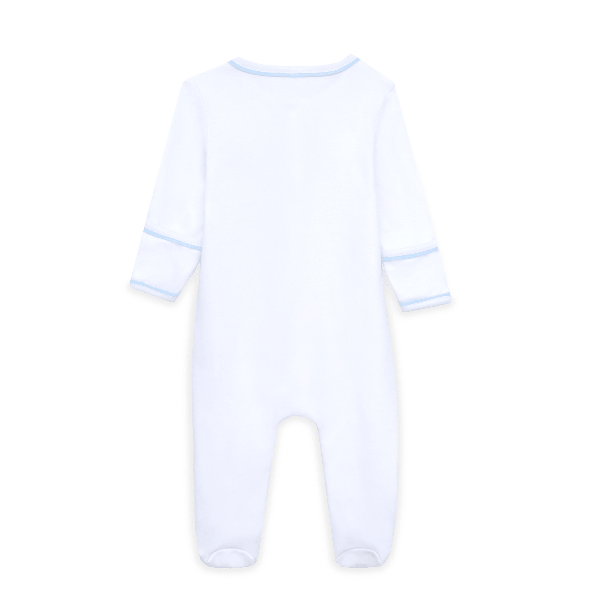 Little Golfer Zip Footie - Light Blue - Magnolia BabyFootie