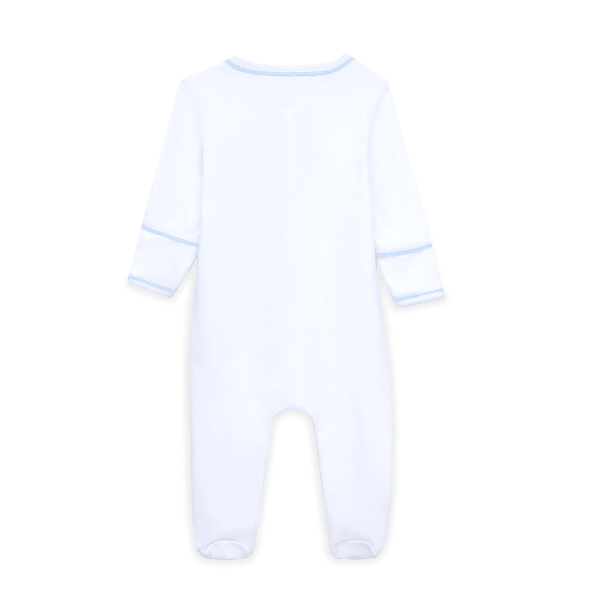 Little Golfer Zip Footie - Light Blue - Magnolia BabyFootie