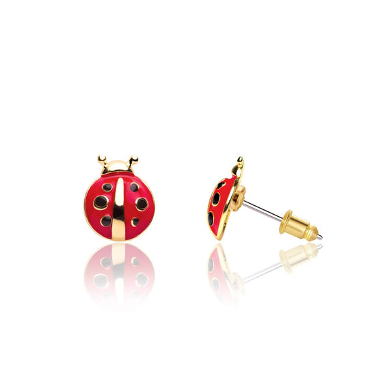 Little Ladybug Pierced Earrings - Magnolia BabyEarrings