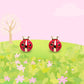 Little Ladybug Pierced Earrings - Magnolia BabyEarrings