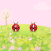 Little Ladybug Pierced Earrings - Magnolia BabyEarrings