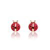 Little Ladybug Pierced Earrings - Magnolia BabyEarrings