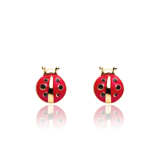 Little Ladybug Pierced Earrings - Magnolia BabyEarrings
