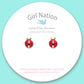Little Ladybug Pierced Earrings - Magnolia BabyEarrings