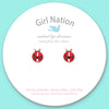 Little Ladybug Pierced Earrings - Magnolia BabyEarrings