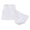 Little Love Diaper Cover Set - White - Magnolia BabyDiaper Cover