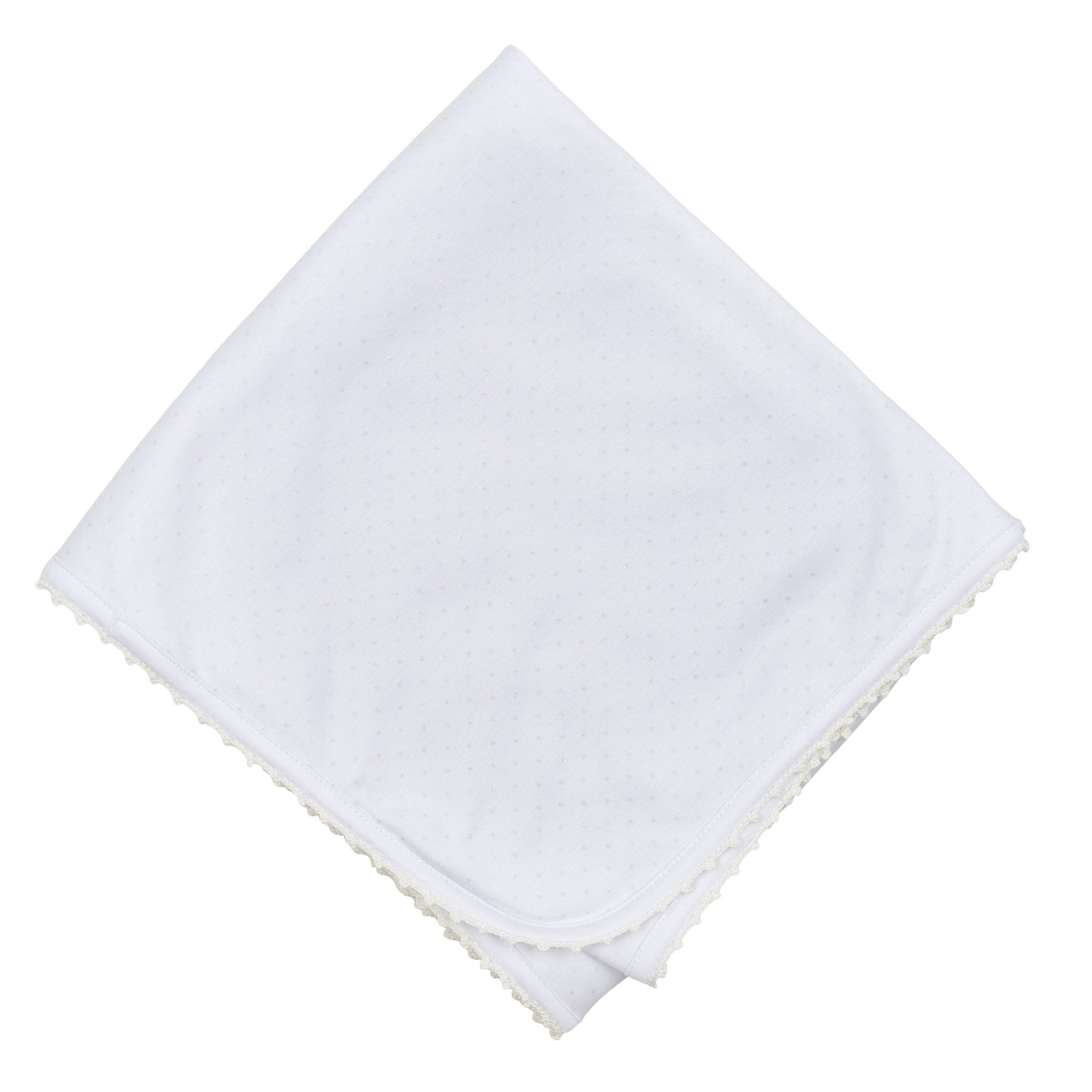 Little Love Receiving Blanket - White - Magnolia BabyReceiving Blanket