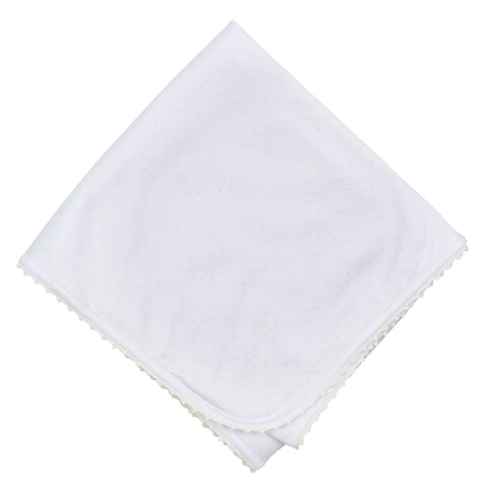 Little Love Receiving Blanket - White - Magnolia BabyReceiving Blanket