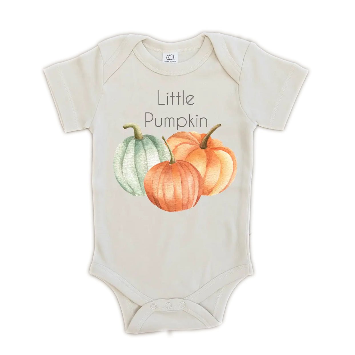 Little Pumpkin Short Sleeve Onesie - Magnolia BabyBodysuit