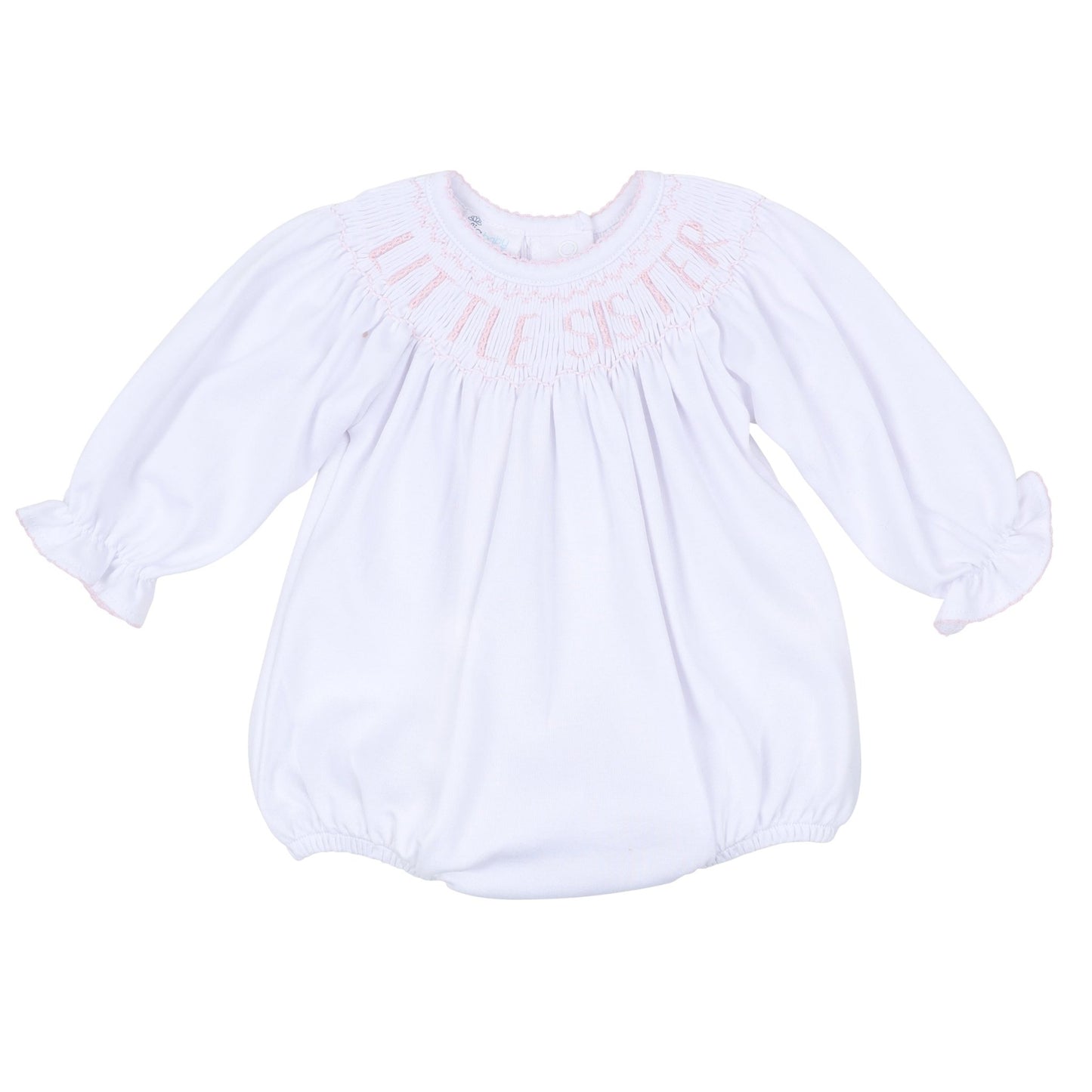 Little Sister Bishop Long Sleeve Bubble - Magnolia BabyBubble