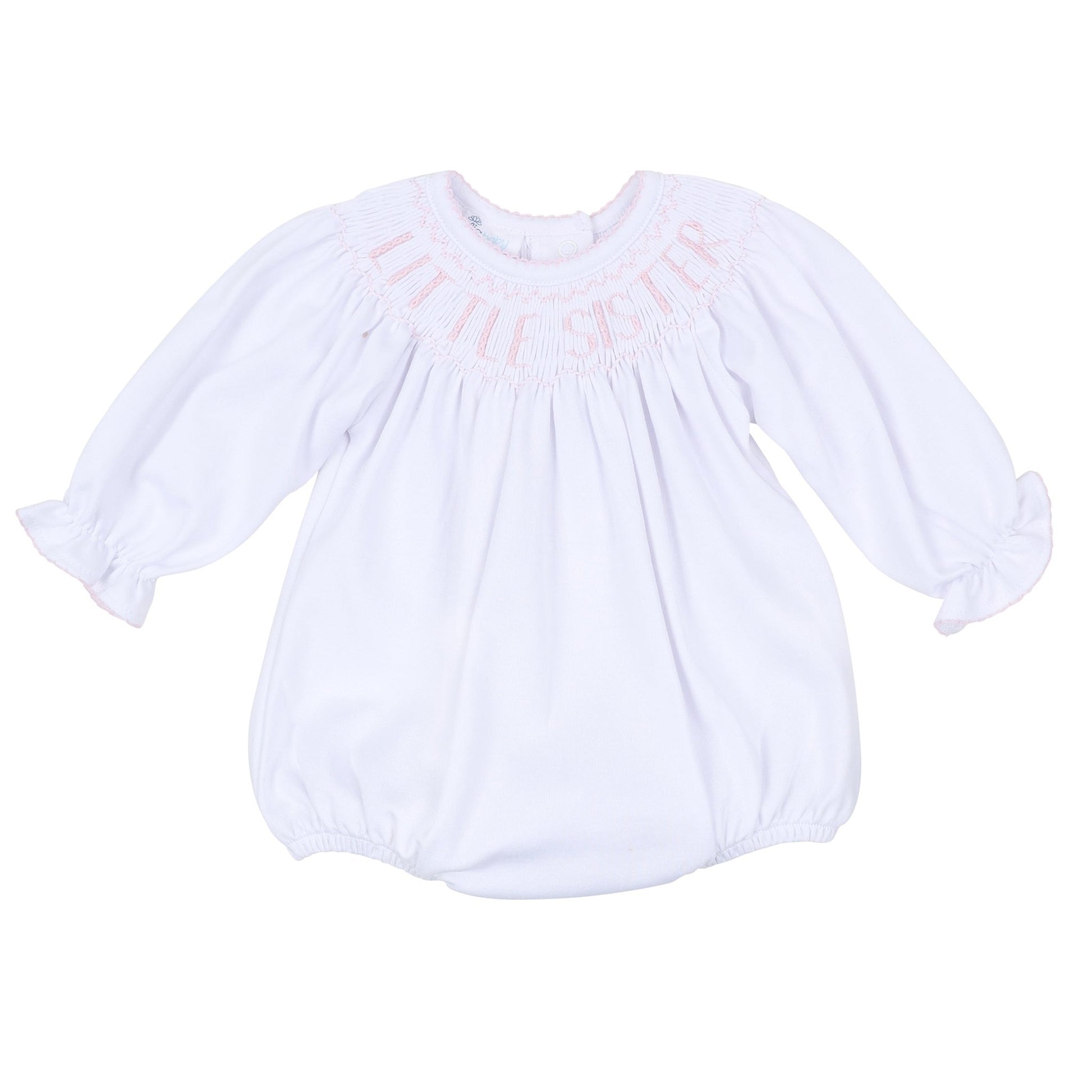 Little Sister Bishop Long Sleeve Bubble - Magnolia BabyBubble
