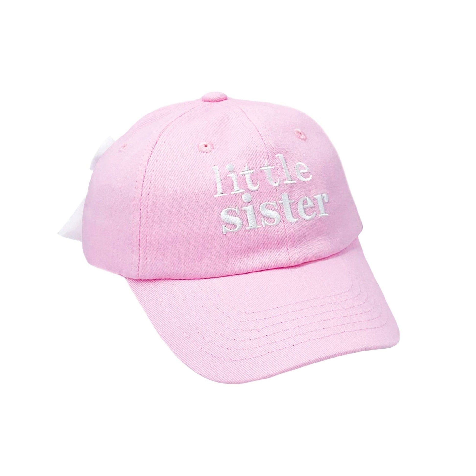 Little Sister Bow Baseball Hat - Magnolia BabyHat