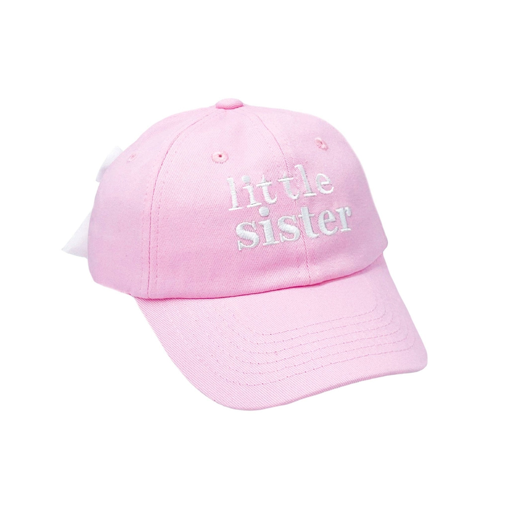 Little Sister Bow Baseball Hat - Magnolia BabyHat