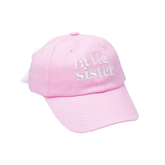 Little Sister Bow Baseball Hat - Magnolia BabyHat