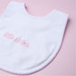 Little Sister Embroidered Bib - Magnolia Baby Bib