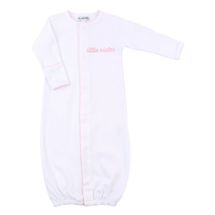 Magnolia Baby Pleased Gown Mini Checks Spring 24 Light Blue main image 0