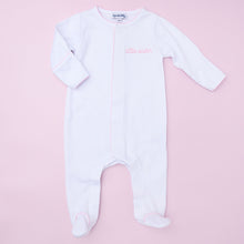  Little Sister Embroidered Footie - Magnolia BabyFootie