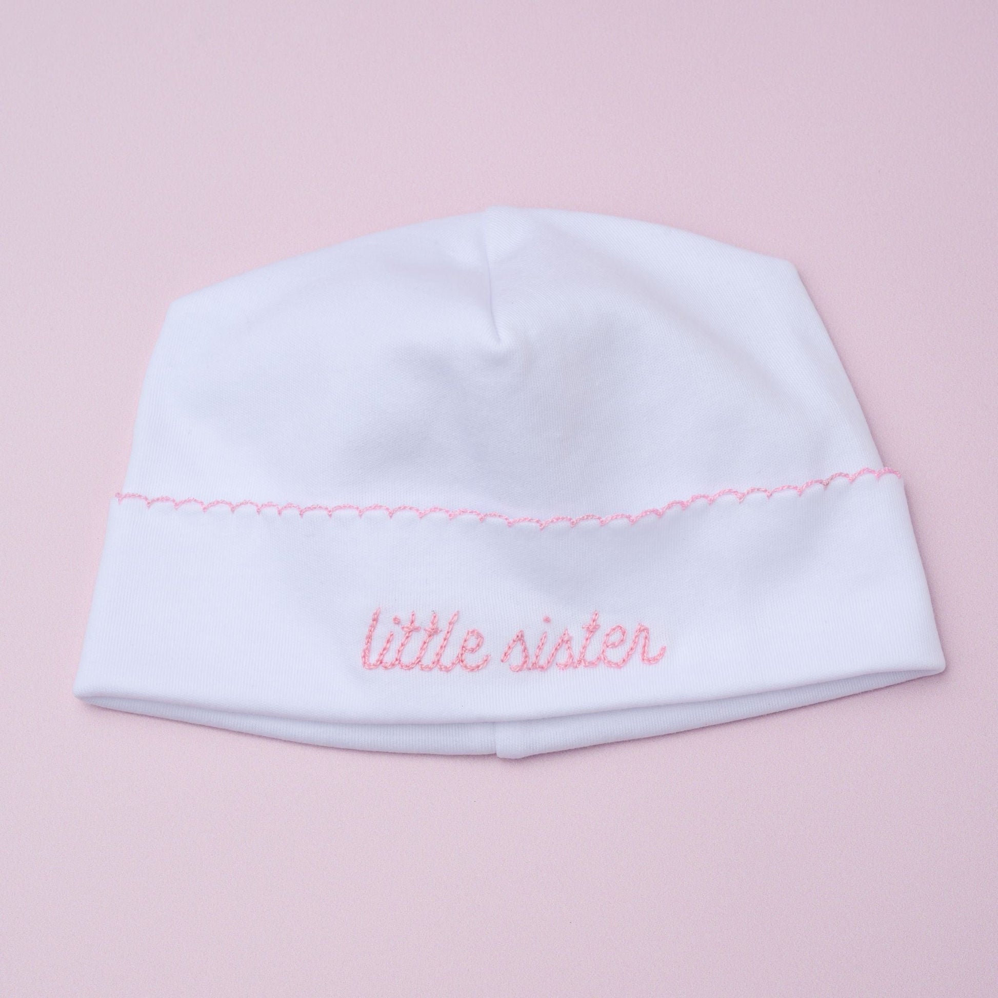 Little Sister Embroidered Hat - Magnolia Baby Hat