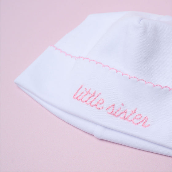 Little Sister Embroidered Hat - Magnolia BabyHat