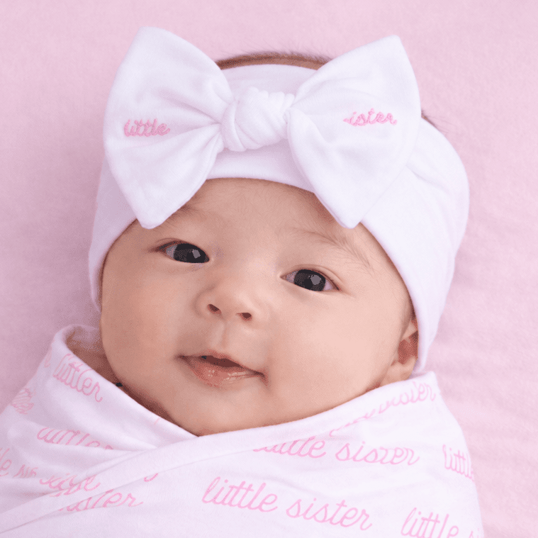 Magnolia Baby_Little Sister Embroidered Headband_1
