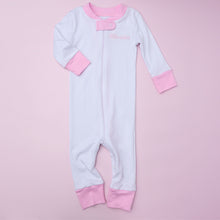  Little Sister Embroidered Zip Pajamas - Magnolia BabyZipper Pajamas