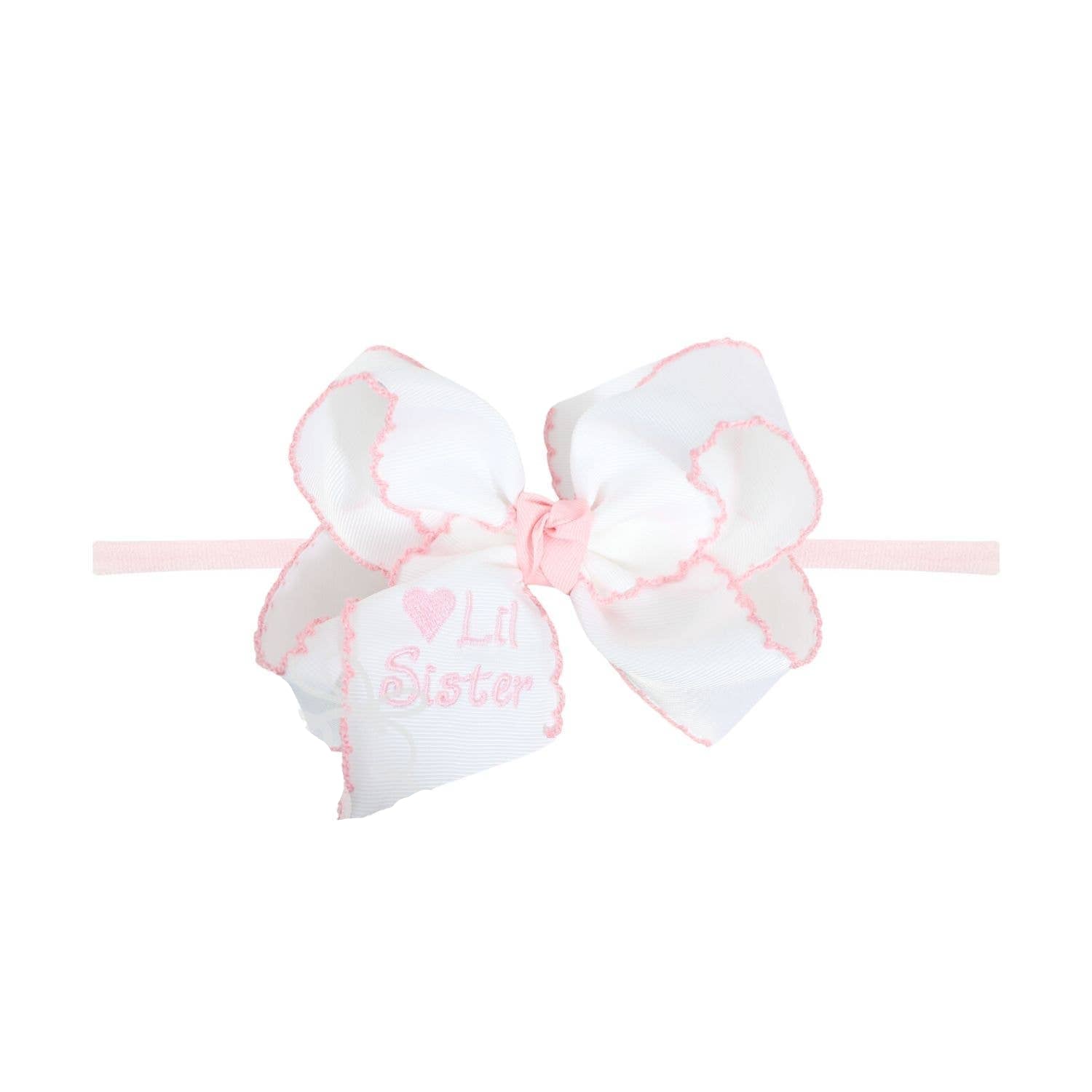 Little Sister Headband - 4.5" Bow - Magnolia BabyHeadband
