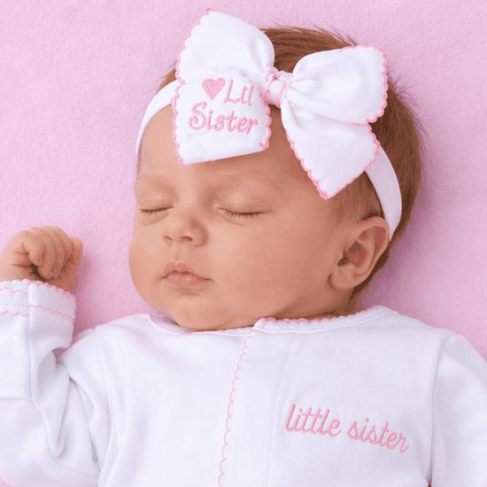 Little Sister Headband - 4.5" Bow - Magnolia BabyHeadband