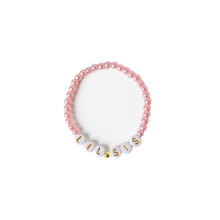  Little Sister Pink Bead Bracelet - Magnolia Baby