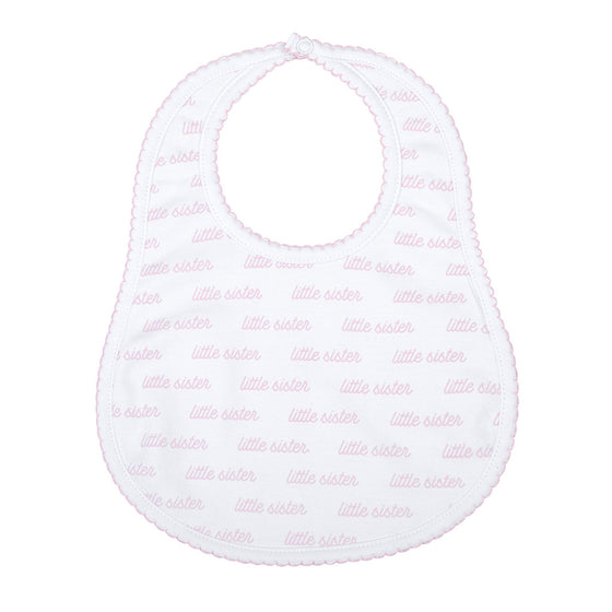 Little Sister Print Bib - Magnolia BabyBib
