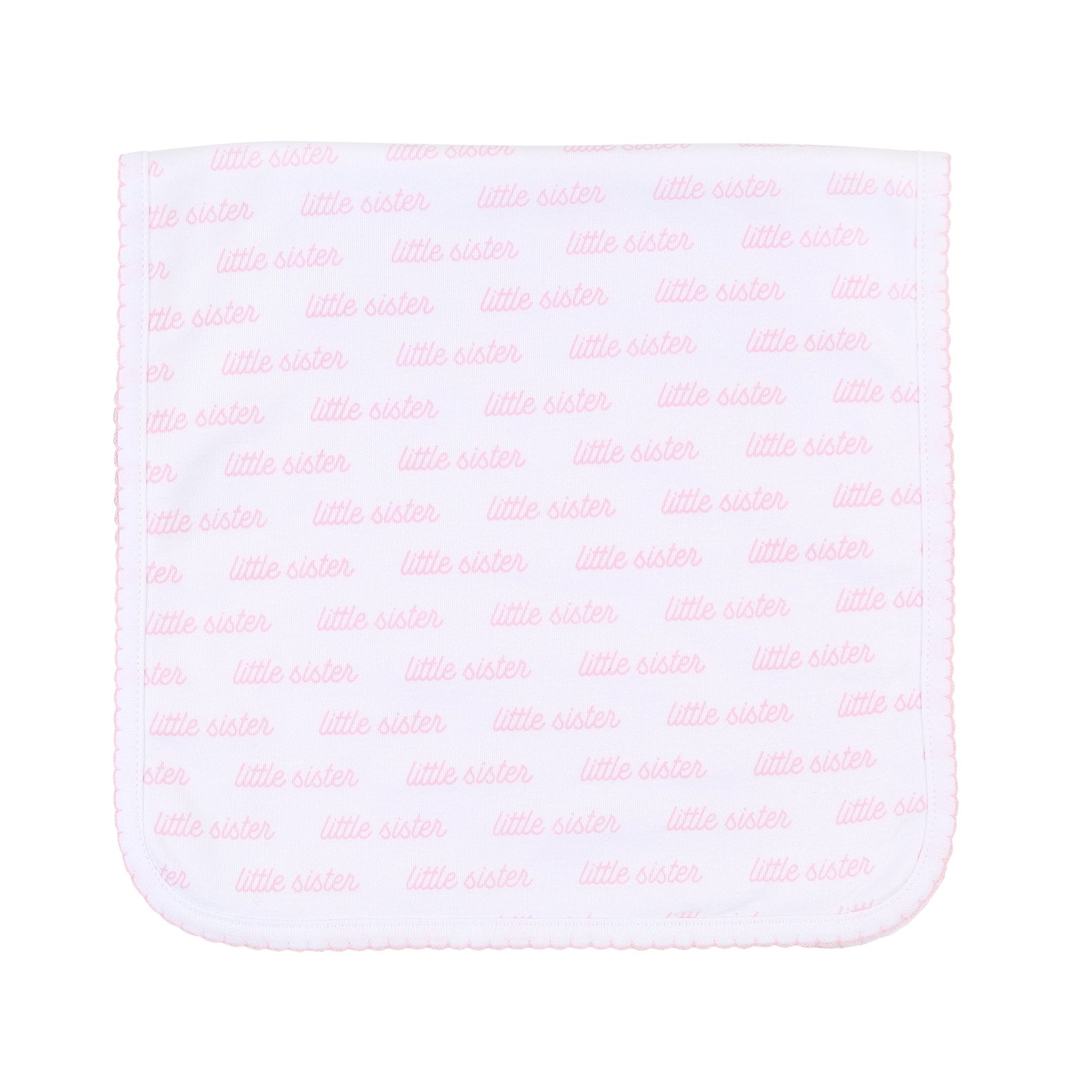 Little Sister Print Burp Cloth - Magnolia Baby Burp Cloth