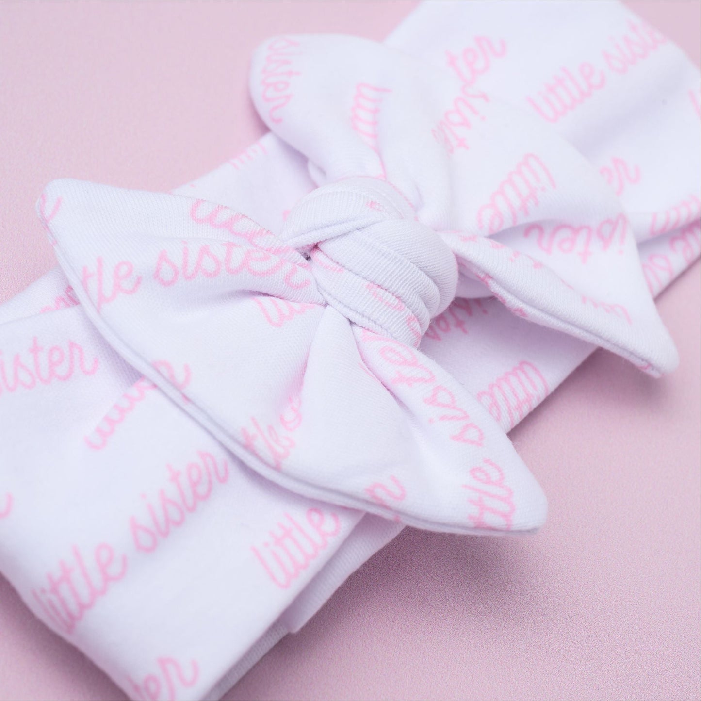 Little Sister Print Headband - Magnolia Baby Headband