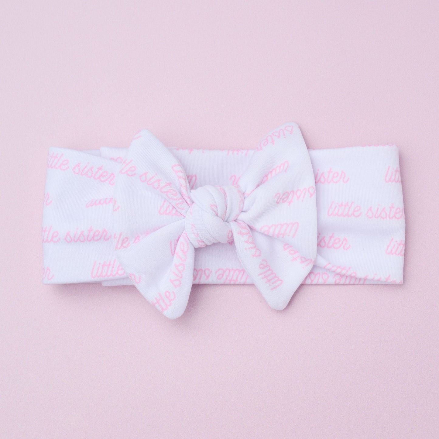 Little Sister Print Headband - Magnolia Baby Headband
