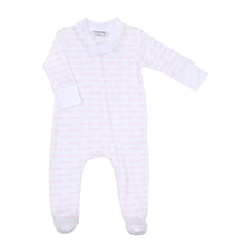  Little Sister Print Zip Footie - Magnolia BabyFootie