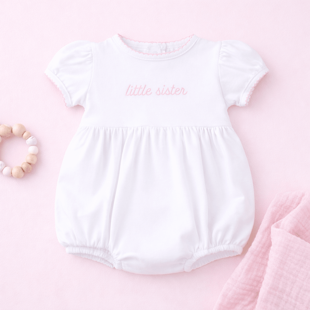 Little Sister Short Sleeve Bubble - Magnolia BabyBubble