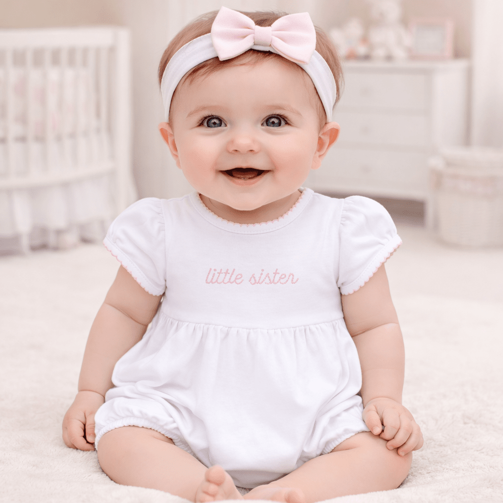 Little Sister Short Sleeve Bubble - Magnolia BabyBubble