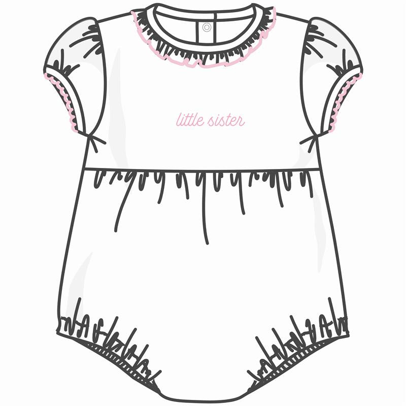 Little Sister Short Sleeve Bubble - Magnolia BabyBubble