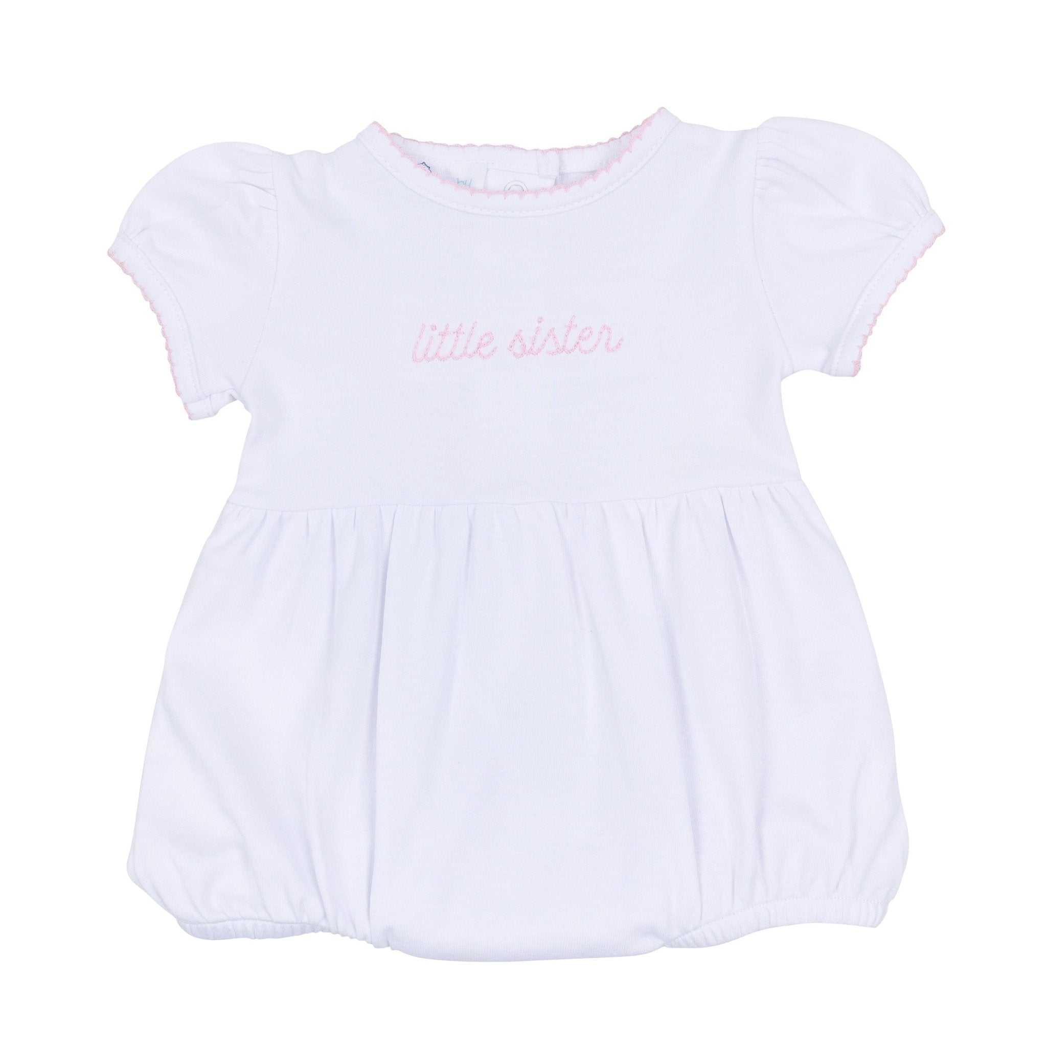 Little Sister Short Sleeve Bubble - Magnolia BabyBubble