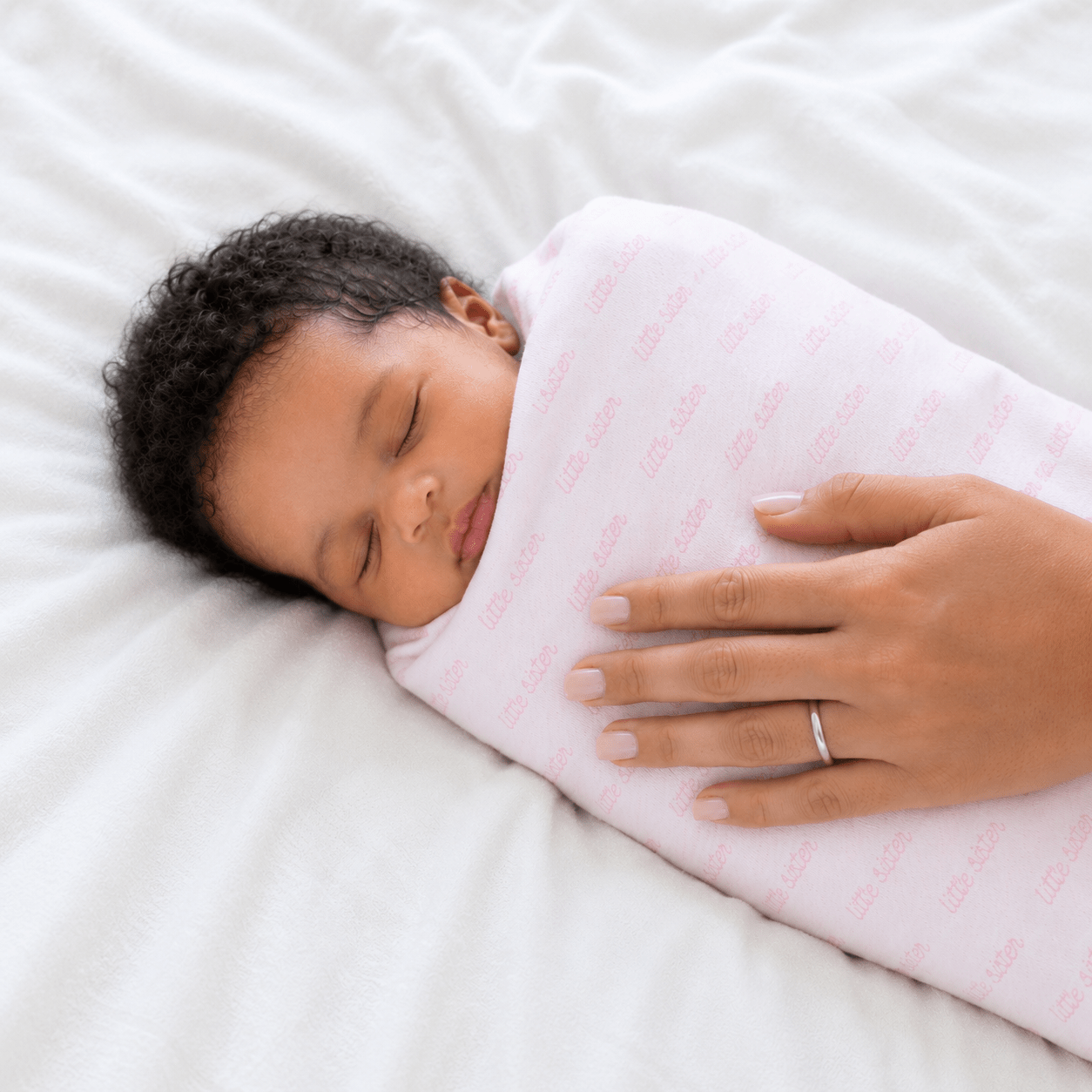 Little Sister Swaddle Blanket - Magnolia BabySwaddle Blanket