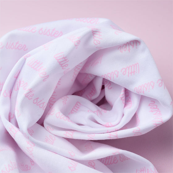 Little Sister Swaddle Blanket - Magnolia BabySwaddle Blanket