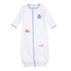 Little Skipper Applique Converter - Magnolia BabyConverter Gown