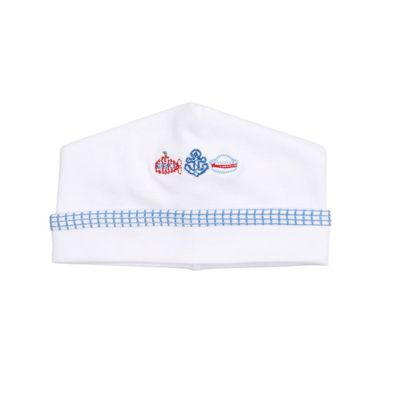Little Skipper Applique Hat - Magnolia BabyHat