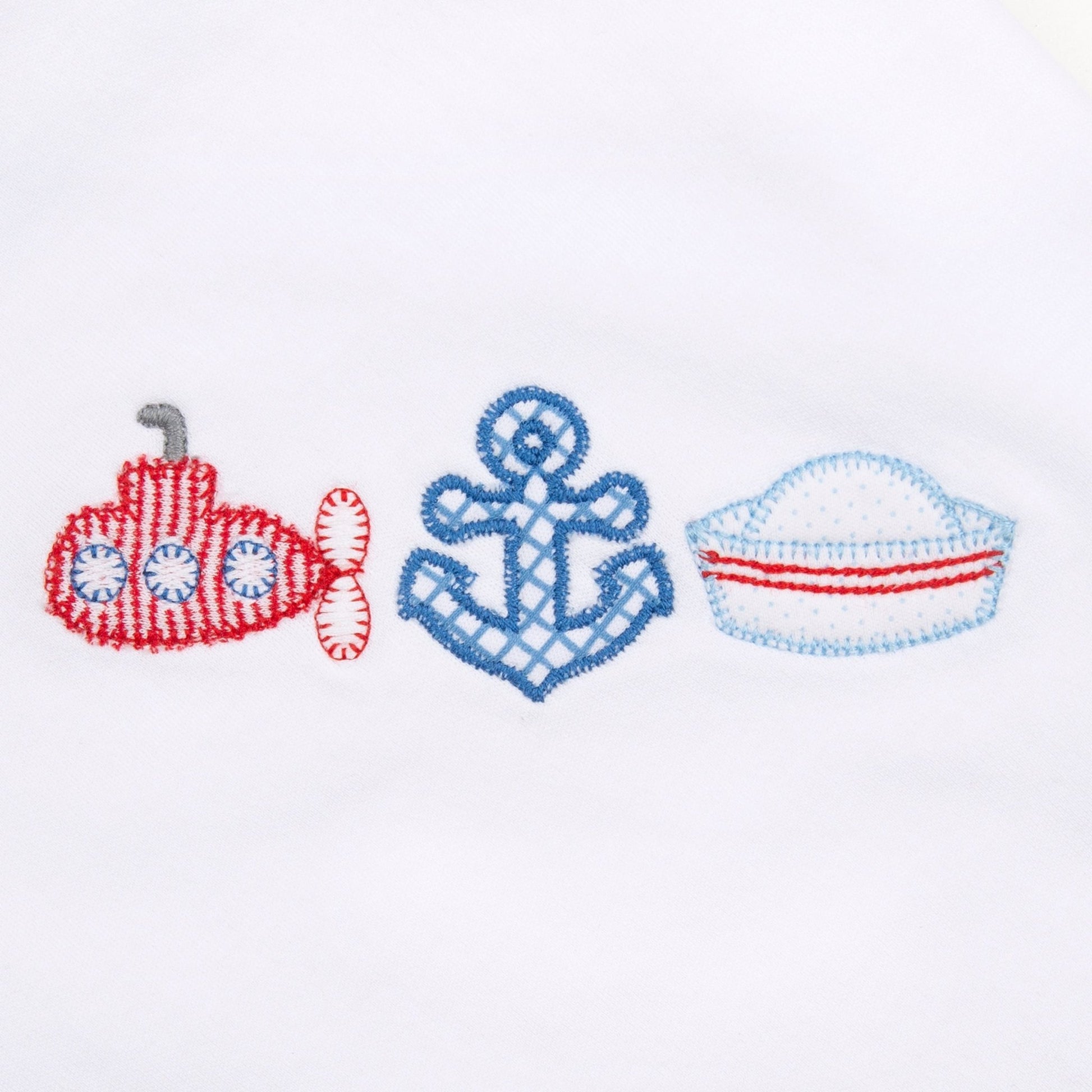 Little Skipper Applique Short Pajamas - Magnolia BabyShort Pajamas