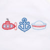 Little Skipper Applique Short Pajamas - Magnolia BabyShort Pajamas